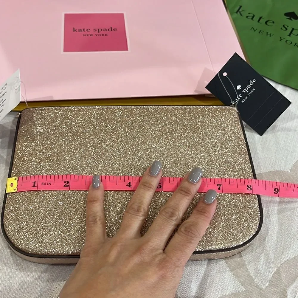 Brand new gold clutch